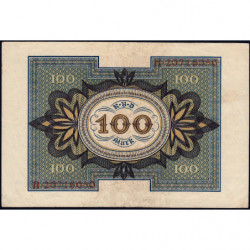 Allemagne - Pick 69b - 100 mark - 01/11/1920 - Lettre U - Série H- Etat : TTB+
