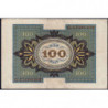 Allemagne - Pick 69b - 100 mark - 01/11/1920 - Lettre W - Série G- Etat : TTB