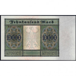 Allemagne - Pick 70_5 - 10'000 mark - Lettre E - Série X - 19/01/1922 - Etat : pr.NEUF