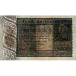 Allemagne - Pick 70_5 - 10'000 mark - Lettre E - Série X - 19/01/1922 - Etat : pr.NEUF