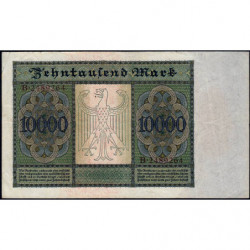 Allemagne - Pick 70_6 - 10'000 mark - Lettre F - Série B - 19/01/1922 - Etat : TTB