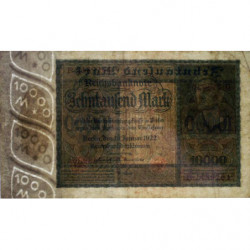 Allemagne - Pick 70_6 - 10'000 mark - Lettre F - Série B - 19/01/1922 - Etat : TTB