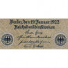 Allemagne - Pick 72_1 - 10'000 mark - Série C - 19/01/1922 - Etat : TTB