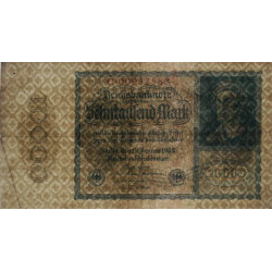 Allemagne - Pick 72_1 - 10'000 mark - Série C - 19/01/1922 - Etat : TTB