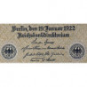 Allemagne - Pick 72_2b - 10'000 mark - Imp. 17 - Série B - 19/01/1922 - Etat : pr.NEUF