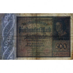Allemagne - Pick 73 - 500 mark - 27/03/1922 - Lettre A - Série C - Etat : TB