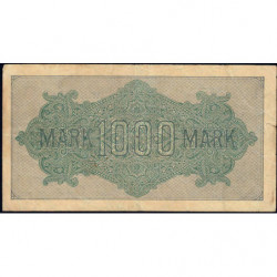 Allemagne - Pick 76b_1 - 1'000 mark - 15/09/1922 - Imp. BX - Série G - Etat : TB