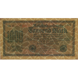 Allemagne - Pick 76b_3 - 1'000 mark - 15/09/1922 - Série OE - Etat : SUP