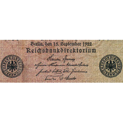 Allemagne - Pick 76b_4 - 1'000 mark - 15/09/1922 - Série OE - Etat : TB+