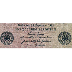 Allemagne - Pick 76c_1 - 1'000 mark - 15/09/1922 - Imp. CD - Série Ga - Etat : TB+
