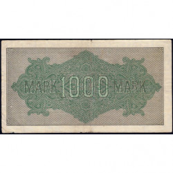 Allemagne - Pick 76c_1 - 1'000 mark - 15/09/1922 - Imp. NF - Série Vd - Etat : TB+
