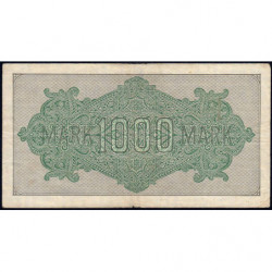 Allemagne - Pick 76c_2 - 1'000 mark - 15/09/1922 - Imp. WM - Série K - Etat : TB