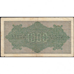 Allemagne - Pick 76c_3 - 1'000 mark - 15/09/1922 - Imp. NF - Série Vb - Etat : TB+