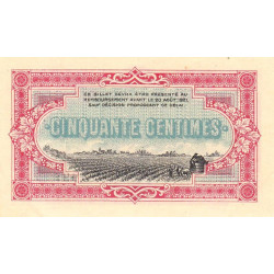 Cognac - Pirot 49-1 - 50 centimes - Série 135 - 19/08/1916 - Etat : SPL