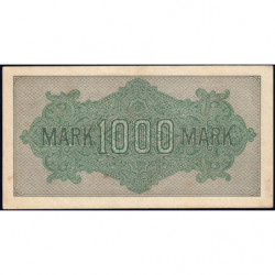 Allemagne - Pick 76d_1 - 1'000 mark - 15/09/1922 - Imp. NN - Série D - Etat : TTB
