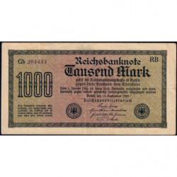 Allemagne - Pick 76d_1 - 1'000 mark - 15/09/1922 - Série RB - Etat : TTB