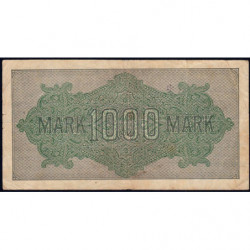 Allemagne - Pick 76d_3 - 1'000 mark - 15/09/1922 - Imp. PG - Série K - Etat : TB