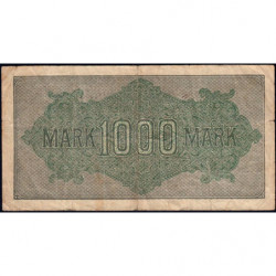 Allemagne - Pick 76d_3 - 1'000 mark - 15/09/1922 - Série WD - Etat : TB