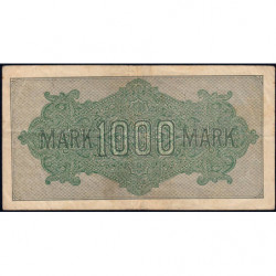 Allemagne - Pick 76d_3 - 1'000 mark - 15/09/1922 - Série WD - Etat : TB+