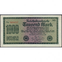 Allemagne - Pick 76g_1 - 1'000 mark - 15/09/1922 - Série NN - Etat : SPL