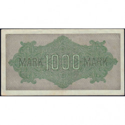 Allemagne - Pick 76g_2 - 1'000 mark - 15/09/1922 - Imp. OM - Série Ca - Etat : TTB