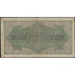 Allemagne - Pick 76h - 1'000 mark - 15/09/1922 - Imp. DV - Série T - Etat : TB