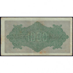 Allemagne - Pick 76h - 1'000 mark - 15/09/1922 - Imp. MM - Série K - Etat : TTB