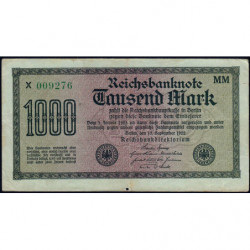 Allemagne - Pick 76h - 1'000 mark - 15/09/1922 - Série MM - Etat : TB+