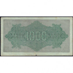 Allemagne - Pick 76h - 1'000 mark - 15/09/1922 - Série MM - Etat : TB+