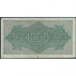 Allemagne - Pick 76h - 1'000 mark - 15/09/1922 - Imp. MM - Série X - Etat : TB+