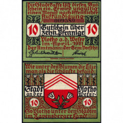 Allemagne - Notgeld - Vlotho - 10 pfennig - 04/1921 - Etat : NEUF