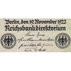 Allemagne - Pick 79_2 - 50'000 mark - 19/11/1922 - Imp. 2 - Série N - Etat : SUP