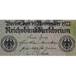 Allemagne - Pick 80 - 50'000 mark - 19/11/1922 - Série D - Etat : TB-