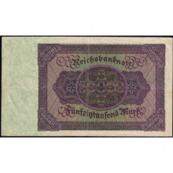 Allemagne - Pick 80 - 50'000 mark - 19/11/1922 - Série D - Etat : TTB
