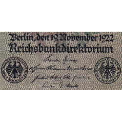 Allemagne - Pick 80 - 50'000 mark - 19/11/1922 - Série D - Etat : TB