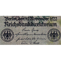 Allemagne - Pick 80 - 50'000 mark - 19/11/1922 - Série E - Etat : TTB