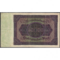 Allemagne - Pick 80 - 50'000 mark - 19/11/1922 - Série E - Etat : TB+