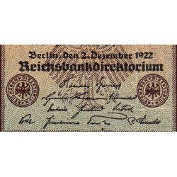 Allemagne - Pick 81a_1 - 5'000 mark - 02/12/1922 - Série A - Etat : TB+