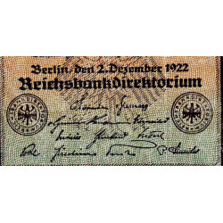 Allemagne - Pick 81a_1 - 5'000 mark - 02/12/1922 - Imp. U - Série S - Etat : TTB