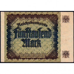 Allemagne - Pick 81a_1 - 5'000 mark - 02/12/1922 - Série W - Etat : TB+