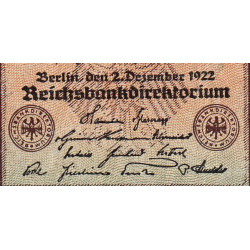 Allemagne - Pick 81a_1 - 5'000 mark - 02/12/1922 - Imp. LE - Série G - Etat : TTB