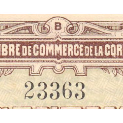Corrèze (Brive, Tulle) - Pirot 51-4 - 50 centimes - Série B - 25/03/1915 - Etat : SUP+