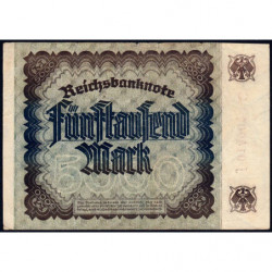 Allemagne - Pick 81a_1 - 5'000 mark - 02/12/1922 - Série C - Etat : TB