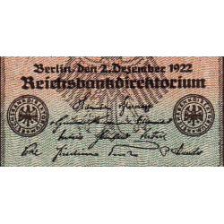 Allemagne - Pick 81b_2 - 5'000 mark - 02/12/1922 - Série OH - Etat : pr.NEUF