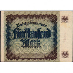 Allemagne - Pick 81c - 5'000 mark - 02/12/1922 - Imp. LE - Série V - Etat : TTB