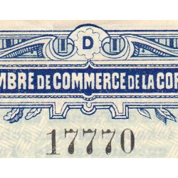 Corrèze (Brive, Tulle) - Pirot 51-6 - 1 franc - Série D - 25/03/1915 - Etat : TTB+