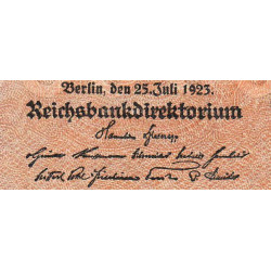 Allemagne - Pick 93 - 1 million mark - 25/07/1923 - Série BK - Etat : SUP