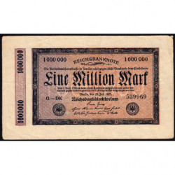 Allemagne - Pick 93 - 1 million mark - 25/07/1923 - Série DK - Etat : TB+