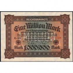 Allemagne - Pick 86a - 1'000'000 mark - 20/02/1923 - Imp. MN - Série R - Etat : SUP
