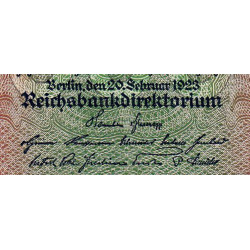 Allemagne - Pick 85a_1 - 20'000 mark - 20/02/1923 - Série DK - Etat : TTB